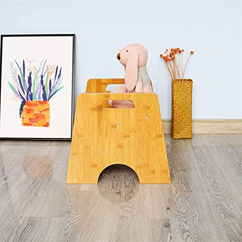 Taburete de escalera portátil de madera maciza para el hogar 3