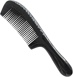 FRCOLOR 1 Peça Pente De Chifre De Búfalo Preto Pente De Chifre De Boi Masculino Pente De Massagem Cabeça De Chifre De Boi Pente De Dente Largo Pente De Bolso Para Homem Pente De Cabelo