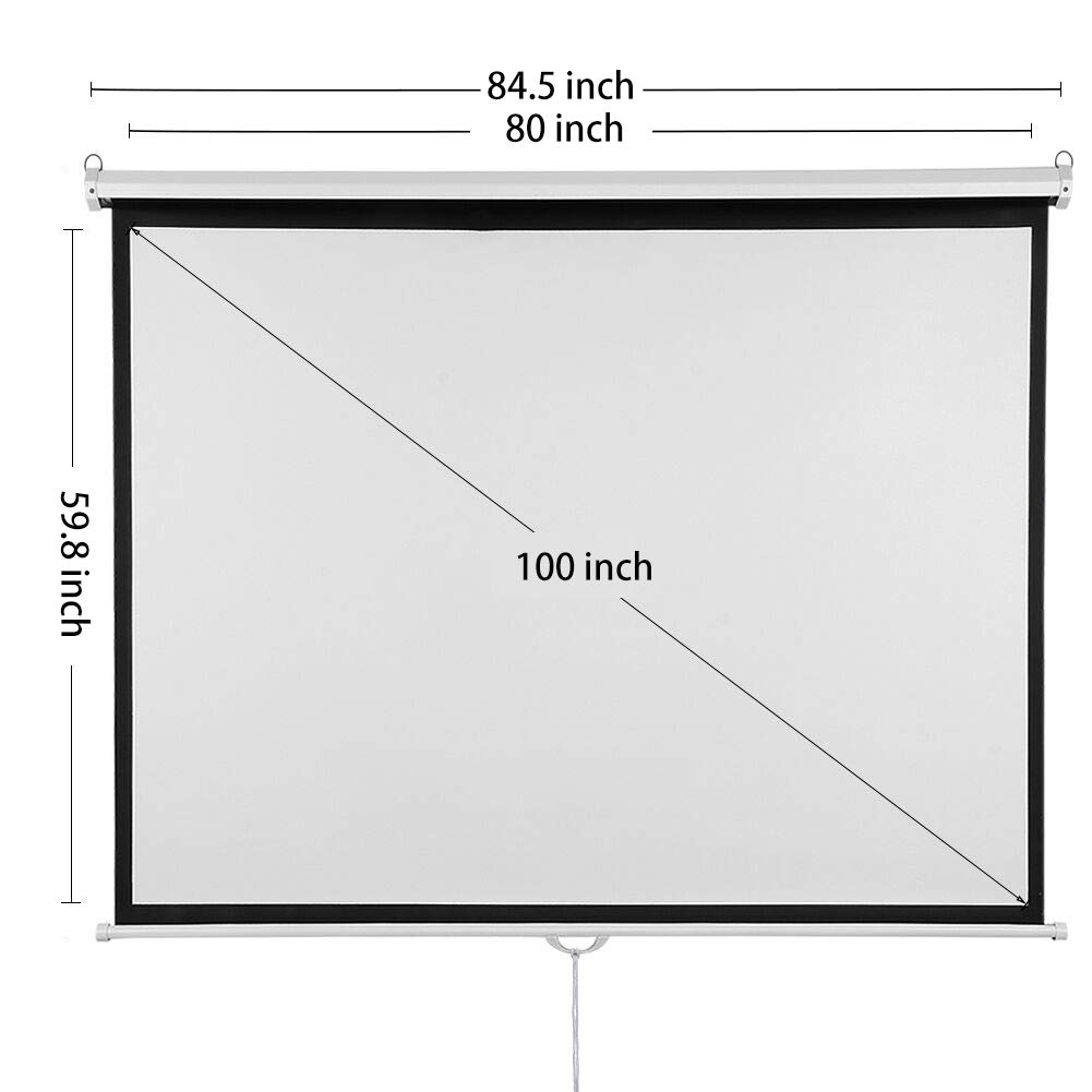 100 inch Projector Screen, CROYALE 4:3 