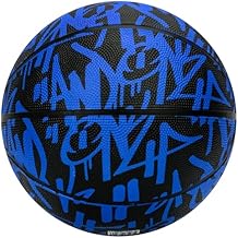 AND1 Street Ink Rubber Basketball Official Regulation Size 7 29.5 inches Rubber Basketball - Deep Channel Construction Streetball, Made for Indoor Outdoor