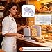 Adjustable Bread Slicer Guide - 4 Thickness Settings for Perfect Homemade Bread Slices, Food-Grade ABS Toast Cutter with Crumb Tray, Multi-Purpose Kitchen Tool for Bread, Cheese, Fruits & Vegetables