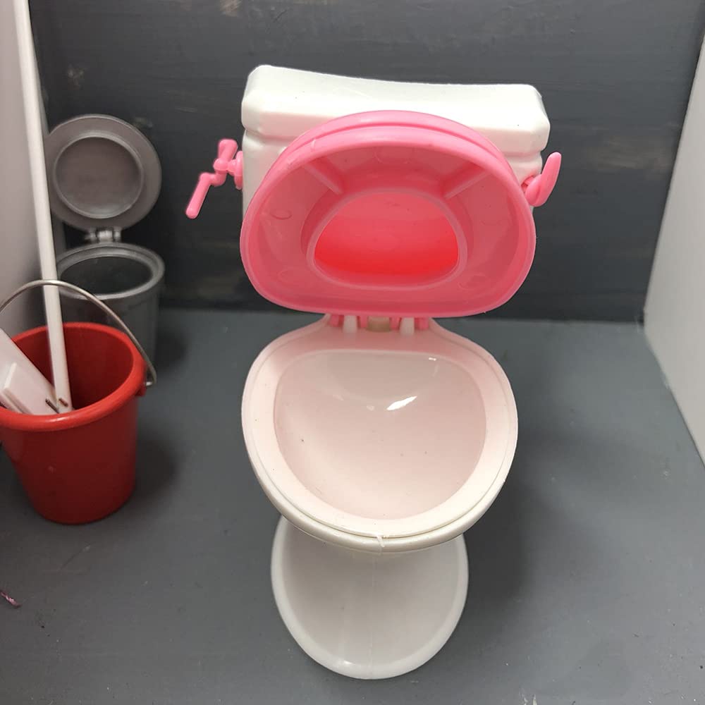 Amazon | Luottus 1/12 ミニ便器 洋式トイレ アクセサリー バスルーム