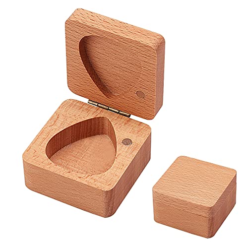 pandahall Boîte de Rangement pour médiator de Guitare, Étui à médiator en Bois Conteneur à médiator Accessoires de… - Les Beatles, Paul McCartney, John Lennon, RIngo Starr, George Harrison pandahall Boîte de Rangement pour médiator de Guitare, Étui à médiator en Bois Conteneur à médiator Accessoires de…
