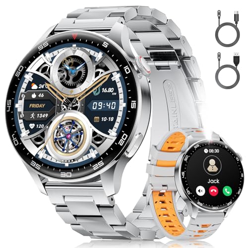 LIMIGE Reloj Inteligente Hombre con 800 mAh, Pantalla Táctil HD Grande de 1.7