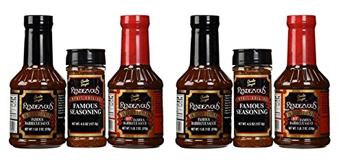 Charlie Vergos Rendezvous (Memphis) BBQ Sampler Bundle -- 2 Hot...