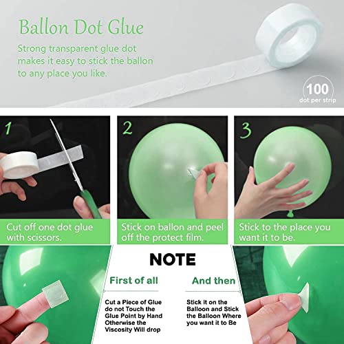 Image of Party Propz Green Balloons For Birthday Decoration - 47 Pcs Jungle Theme Birthday Decoration Kit | With Artificial Leaves | Green Birthday Decoration Items | Dinosaur Themed Birthday Decorations