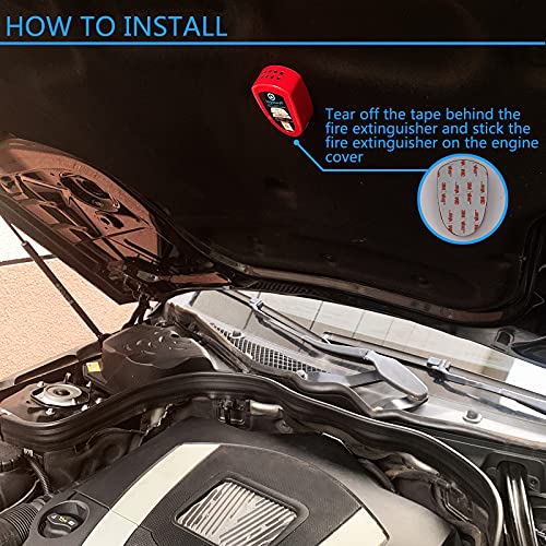 Jogoswall Automatic Fire Extinguisher,Fire Extinguisher Car,Small Fire Extinguisher,0.24lbs,Car Fire Extinguisher,clean agent fire extinguishers (CAR,SUV,TRUCK)