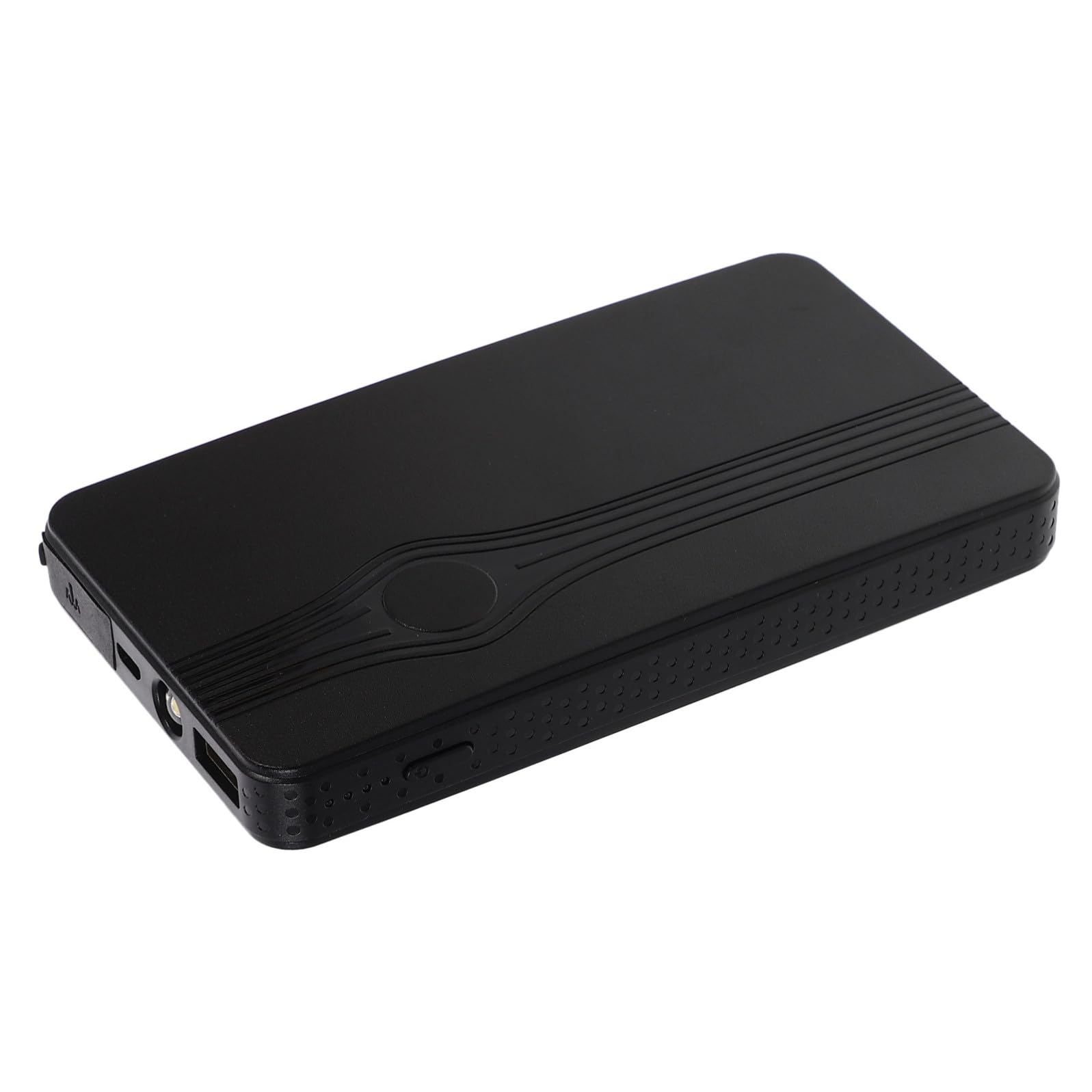 Hemobllo Démarreur de Véhicule Batterie Externe pour Voiture 6000mah Noir, Charge Usb, Port Usb, pour Téléphones Mobiles et Tablettes, Accessoires Auto, Facile à Transporter