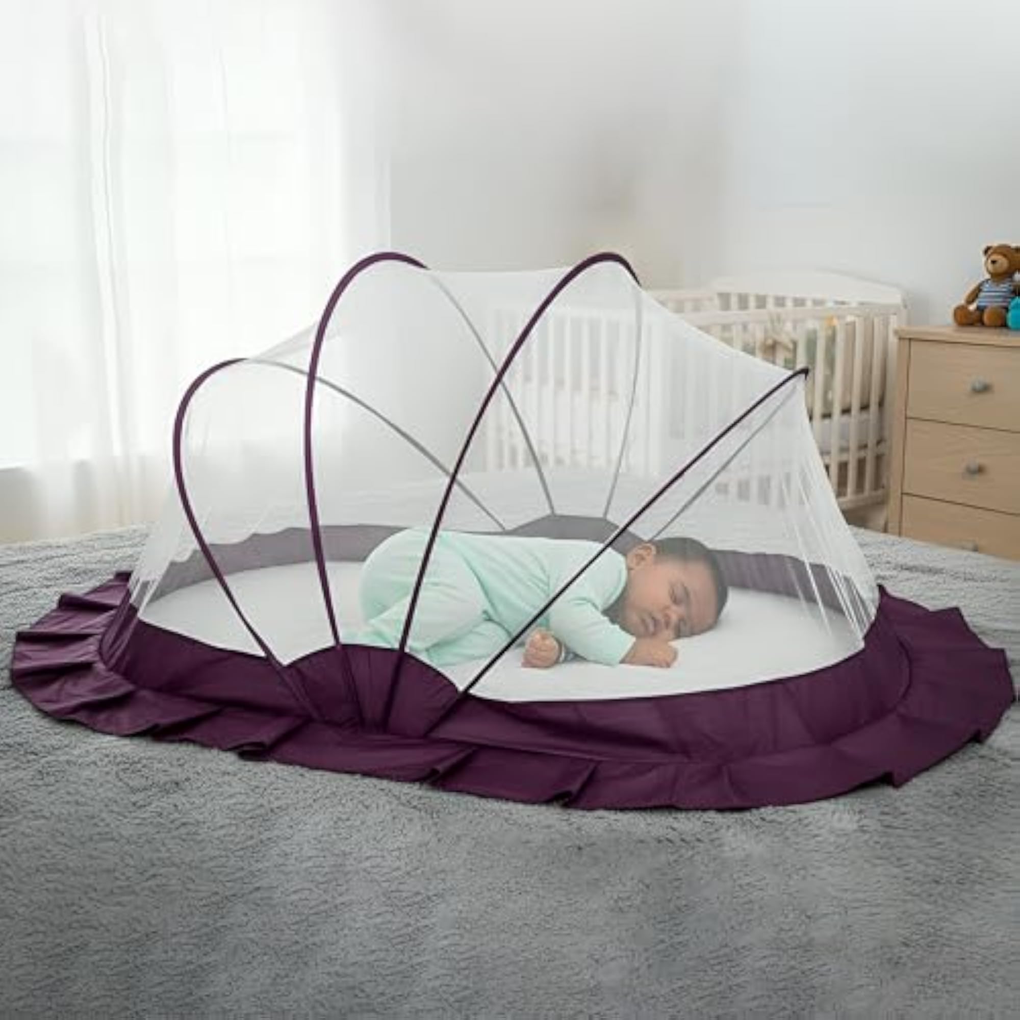 Foldable Baby Mosquito Net, Bottomless