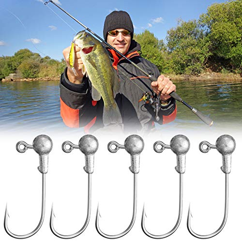 Sumind SUMIND-HOOKS-OUI1081 100 Pieces Jig Heads Fishing Hooks Head Jig Hooks thumb #4