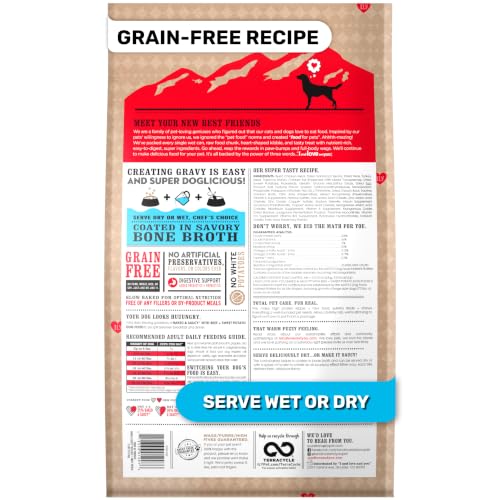 Image of I AND LOVE AND YOU Baked and Saucy Dry Dog Food - Beef + Sweet Potato - Prebiotic + Probiotic, Real Meat, Grain Free, No Fillers, 21lb Bag