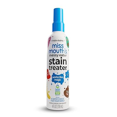 Miss Mouth's Messy Eater Stain Treater - 16oz Refill - Newborn & Baby Essentials - No Dry Cleaning Food, Grease, Coffee Off Laundry, Underwear, Fabric
