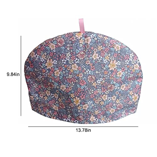 Image of Vintage Tea Cozies, Nature Cotton Tea Pot Warmer, Teapot Dust Proof Insulated Covers Tea Kettle Quilt for Kitchen Home Table Hotel Tea Party Restaurant