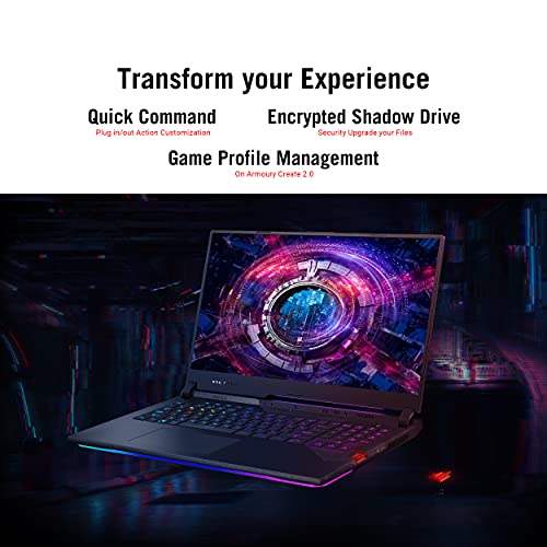 ROG Strix Scar 17 Laptop da Gaming, Display IPS FHD da 17.3" a 360Hz, AMD Ryzen 9 5900HX, 16GB di RAM DDR4, SSD da 1TB, NVIDIA GeForce RTX 3080, Tastiera Inglese Opti-Mechanical, Windows 10 Pro - Notebook - Immagine 8