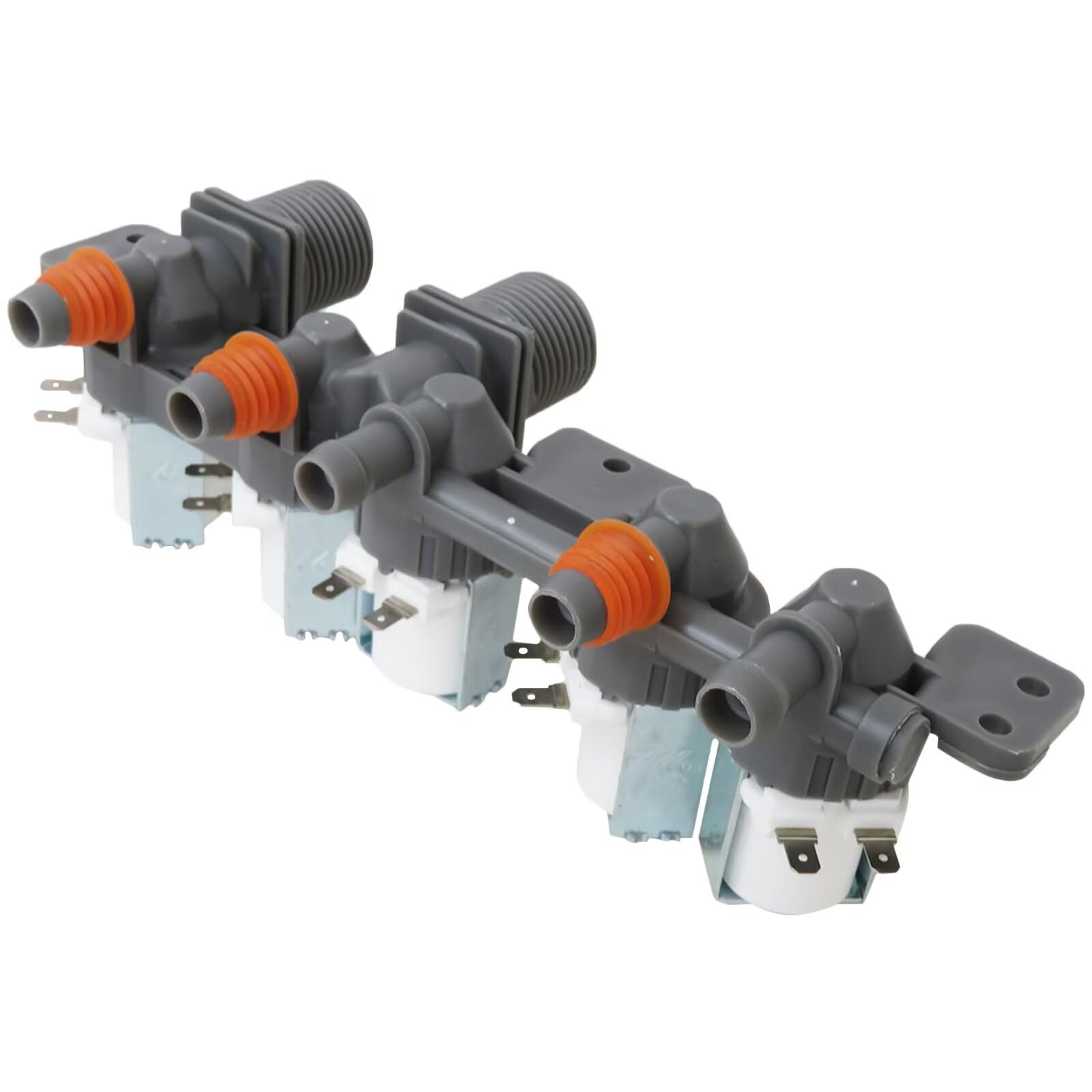 AJU73213301 - Válvula de entrada de agua de repuesto para lavadora LG WT5101HW/00 WT5170HV WT5170HW WT5270CW WT5480CW WT5480CW/00, sustituye a 5221EA1008F, AJU75152601, 330900 048 T