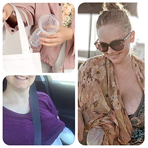 Haakaa Silicone Breast Pump With Suction Base And Flower Stopper 100% Food Grade Silicone Bpa Pvc And Phthalate Free (4Oz/100Ml) (Orange) #TOP3