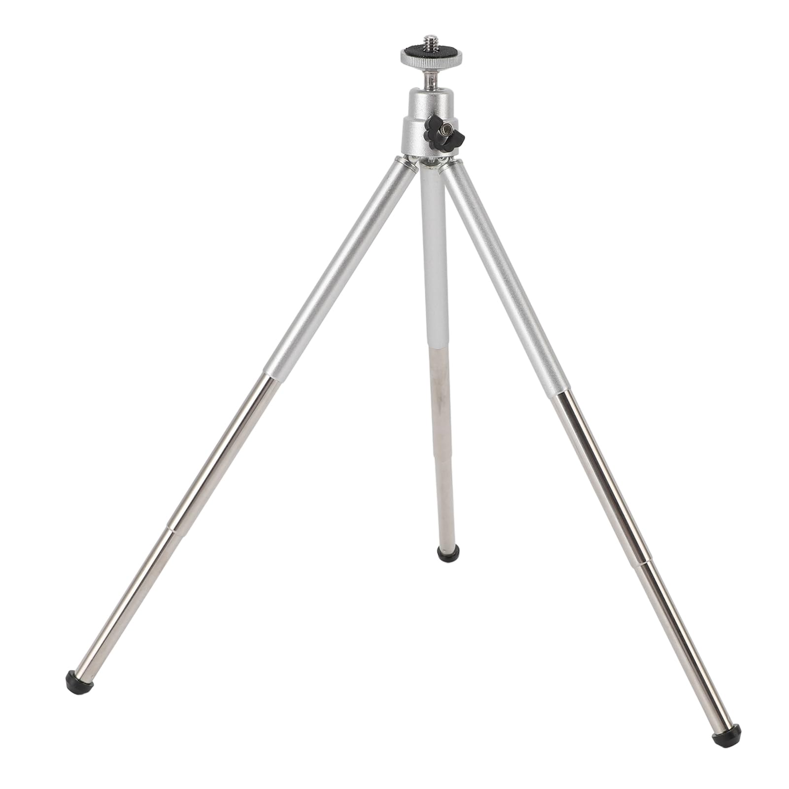 Topiky Outdoor Camping Fan Light Tripod, Vertical Adjustable 15-30cm 6mm Thread Stand, Heavy Duty Aluminum Tripod Support for Portable Fan Lights, Retractable Storage Design