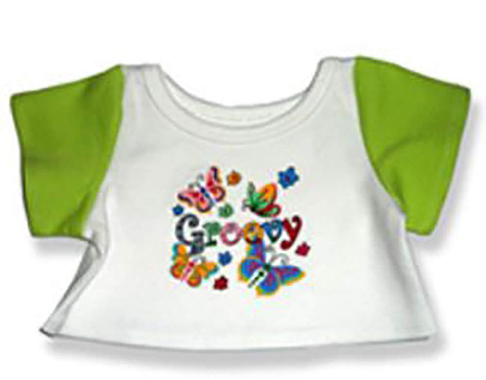 Adorable Groovy Teeshirt Fits Most 14 to 18 inch Build A Bear and Make Your Own Stuffed Animals
