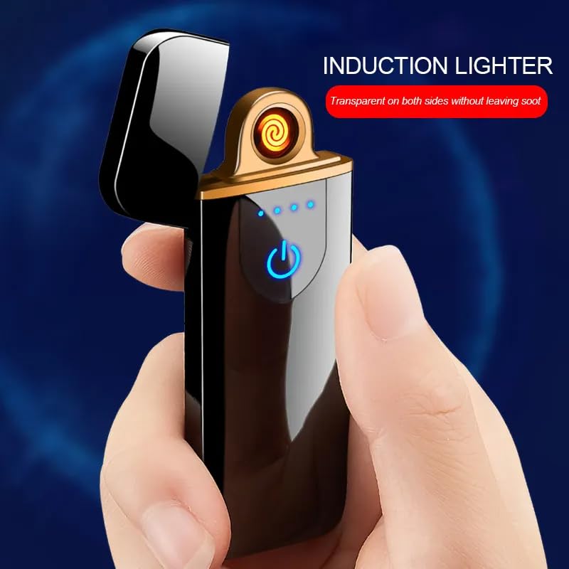 Encendedor USB eléctrico flameless doble arco recargable miniatura 4