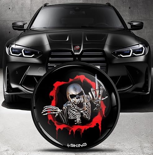 Image of Biomar Labs Front Hood Trunk Tuning Badge 82mm Compatible with BMW Emblem 51148132375 EO 24