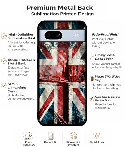 Image of Music Men Design Premium 2D Printed Metal Back Case Cover for Google Pixel 7A 5G, Multicolor