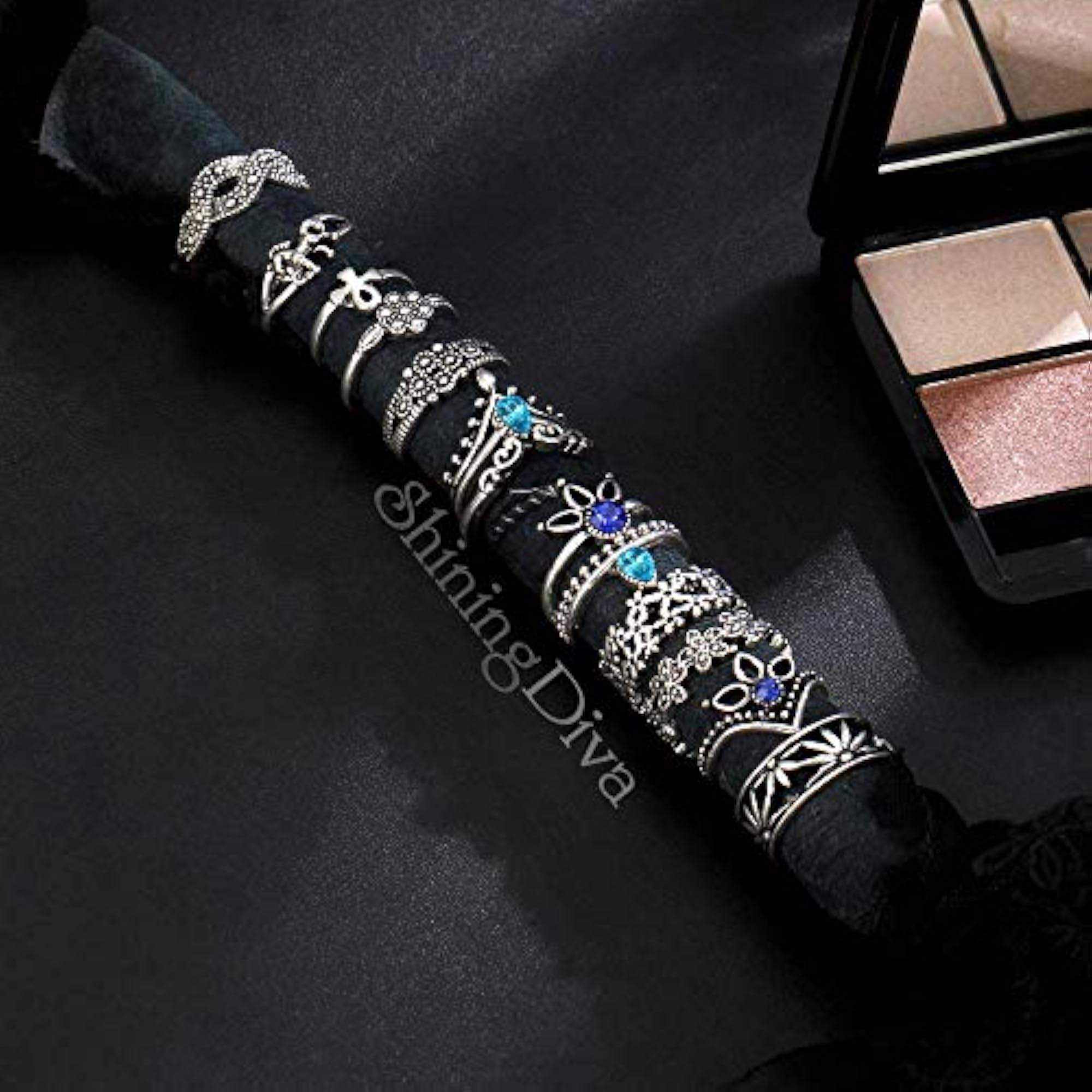Crystal Midi Finger Stylish Ring Set