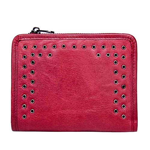 Preisvergleich Produktbild Damenbrieftasche aus Leder,Kurze Form,dekorativeHardwaremappe