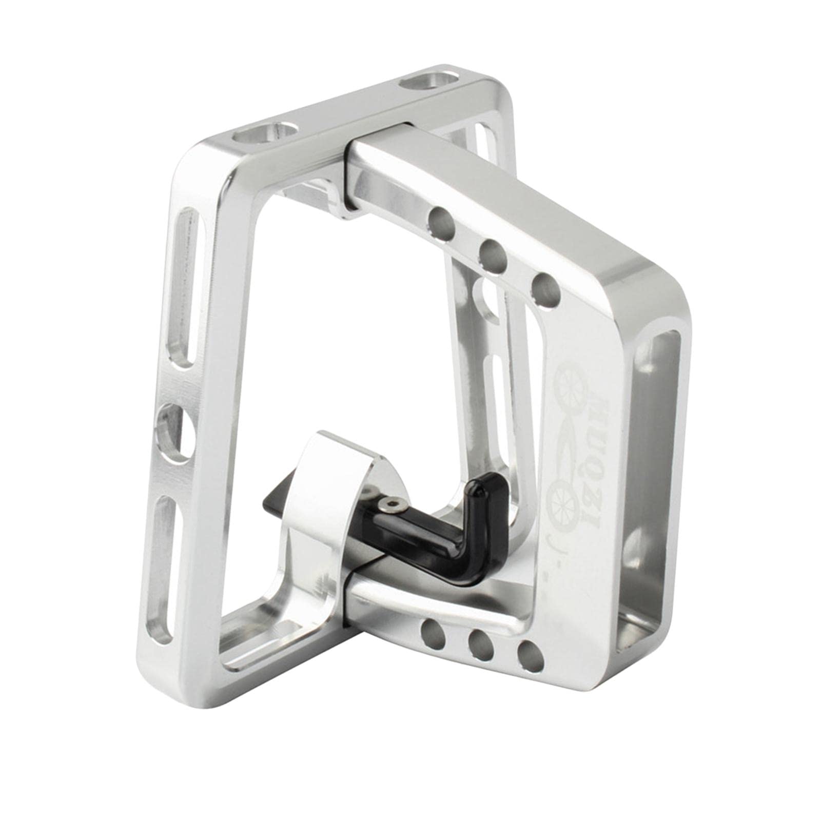 Folding Bike Front Carrier Block Bracket Adapter Holders For Brompton Silver-image-15