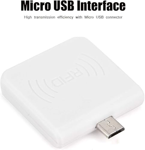 Miniatura 6 de Lector portátil de tarjetas inteligentes sin contacto, lector de tarjetas de teléfono móvil de identificación RFID de alta frecuencia con interfaz