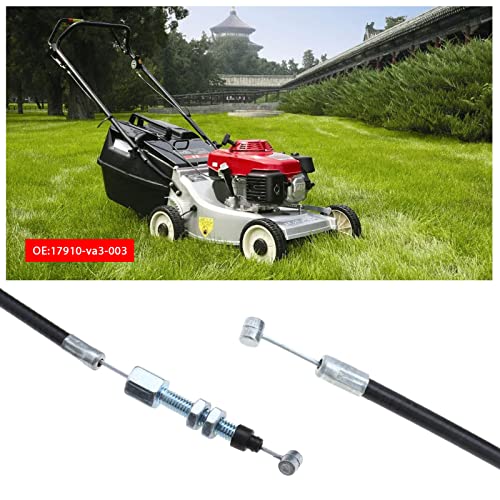 ECSiNG Throttle Cable 17910-VA3-003 Compatible with HR194 HR214 HRD535 HRD536 Lawn Mower Cable Length 1450mm Sleeve Length 1370mm Mower Replacement Parts - Image 3