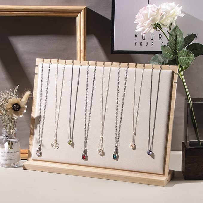 Image of Premium Wooden Jewelary Necklace /Chain Stand For Exhibition