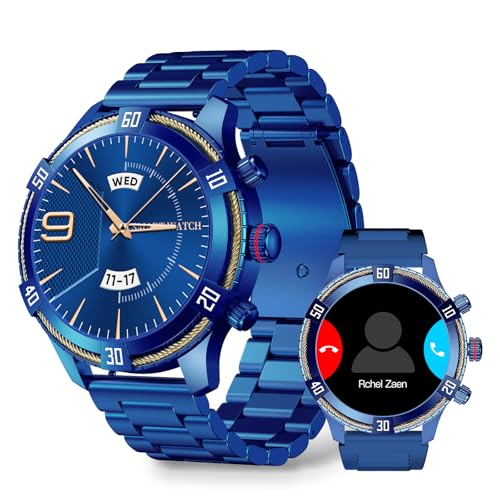 OHUGNA Smart Watch for Men Bluetooth Answer/Make Call, 1.43" AMOLED
