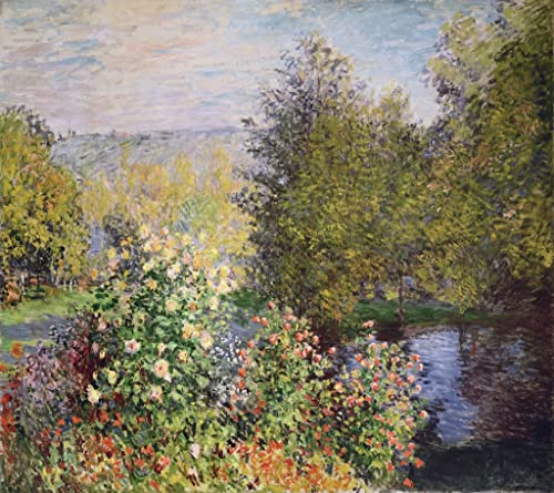 Affiche un coin du jardin à Montgeron Monet pour créer un salon lumineux