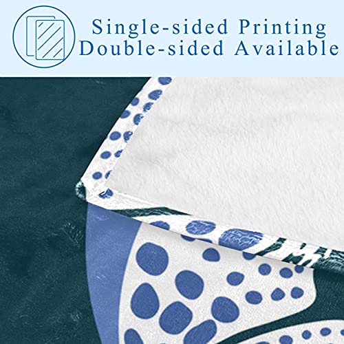 Couverture douce aquarelle aux finitions haut de gamme pour lit