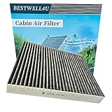 BW307 Cabin Air Filter for CHEROKEE (2019-2022), Up to 25% Longer Life w/Activated Carbon,