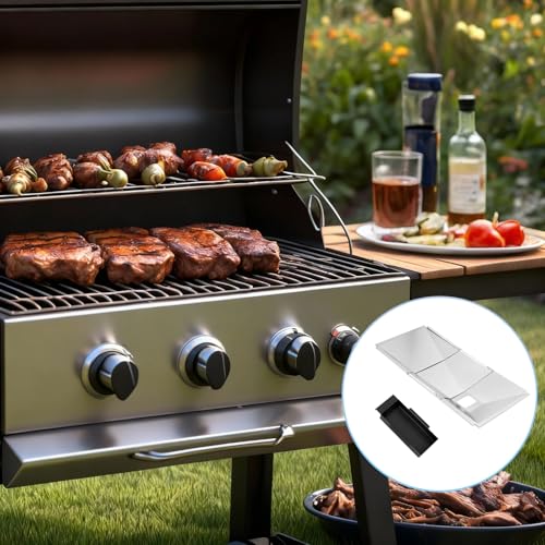 FORYEYC Universal Fettauffangschale, 60cm bis 80cm Verstellbar Tropfpfanne für 3/4/5 Brenner Gasgrill von (Adjust from 60 to 80cm) Auffangwanne Ersatzteile