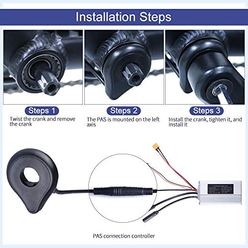 Bike Power Pedal Assist Sensor Cycling Accessories Bicycle Parts Bicycle Pas Electric Bicycle Pedal E-Bike Pas System Assistant Sensor Speed Sensor #TOP5