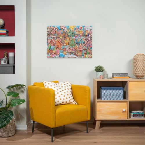 Puzzle 1000 pièces Noël au village des cookies Ravensburger France - vue 6