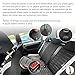 Upgrade4cars Fundas Asientos Coche Universales Negro Gris para Delanteros y Traseros |...