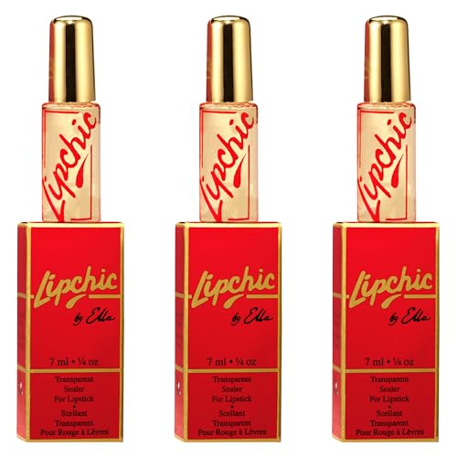 Ella International Lip Chic – 3-Pack All-Day Lipstick Sealer, Smudge-Proof