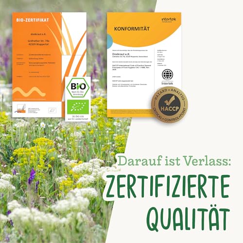 Bio-7-Kräuter-Pulver nach Bertrand Heidelberger, dreikraut, 7-Kräuterstern, extra fein vermahlen (100, Gramm)