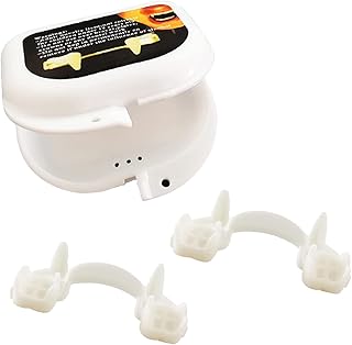 2Pcs Retractable Vampire Teeth Fangs Realistic Reusable Creepy Fake Teeth Cosplay Props Halloween Horror Props Party Favors