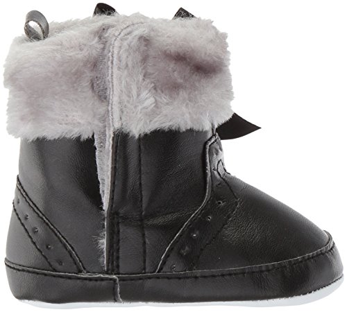 Luvable Friends Unisex Baby Crib Shoes, Black Faux Fur Boots, 6-12 Months #TOP6