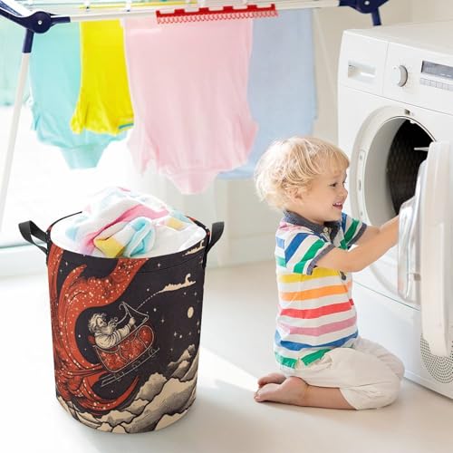 Panier à linge pliable à poignées ergonomiques pour buanderie - 8