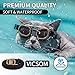 VICSOM 4 Pack Flea and Tick Collar for Cats, 32 Months Treatment, Waterproof Adjustable Kitten Flea Collar, Flea Prevention, Black