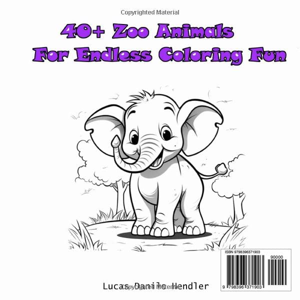 Miniatura 2 de Happy Zoo Zoo Animal Coloring Book