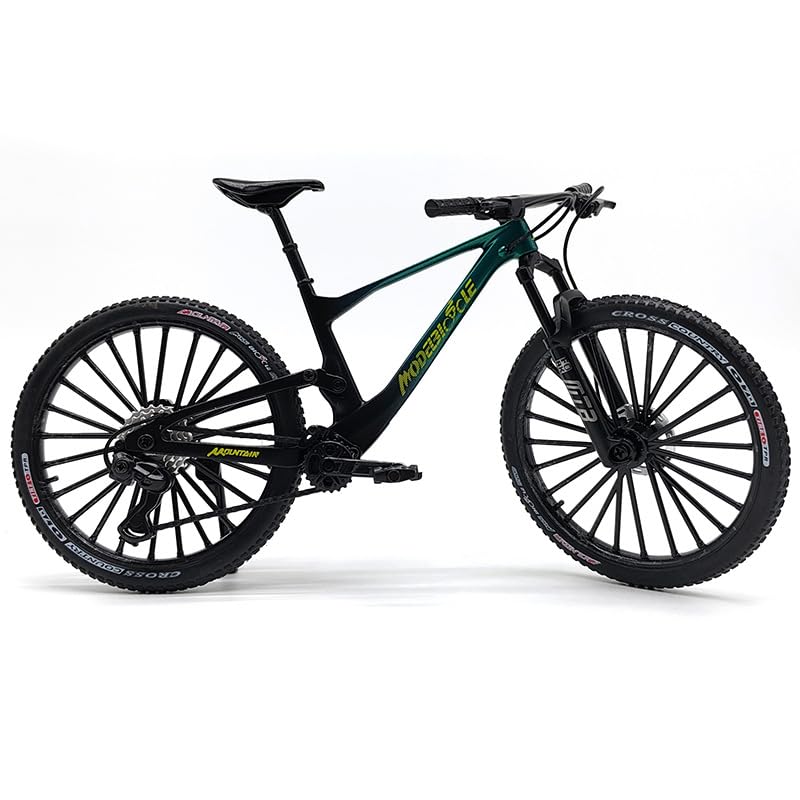 VTT Miniature 1:8 vélo de bureau décoratif en métal pour collection