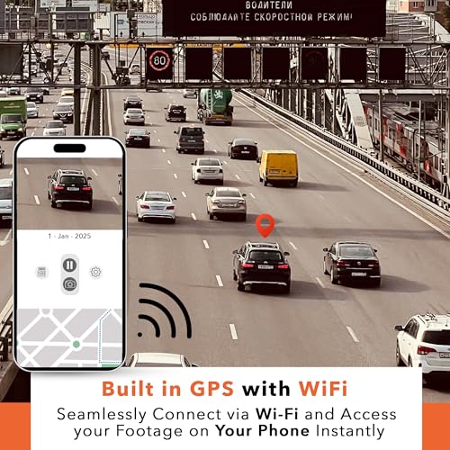 Image of FitSpark DC-102 Real 2.7K Dual Channel HDR Dash Camera | No.1 Novatek AI Chipset | 5MP Sony Starvis IMX335 Sensor | Pro ADAS | 3.16 inch IPS TrueColors Display | Nocturnal Night Vision | GPS & WiFi