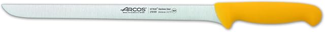 Arcos Series 2900 - Slicing Knife Ham Knife - Blade Nitrum Stainless Steel 11" - Handle Polypropylene Yellow Color