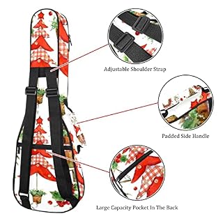 Housse pour ukulélé – Motif sapin de Noël – Étoiles – Pour concert soprano ténor – 58,4 cm – Épaisseur : 10 mm… - Les Beatles, Paul McCartney, John Lennon, RIngo Starr, George Harrison Housse pour ukulélé - Motif sapin de Noël - Étoiles - Pour concert soprano ténor - 58,4 cm - Épaisseur : 10 mm… – Image 3